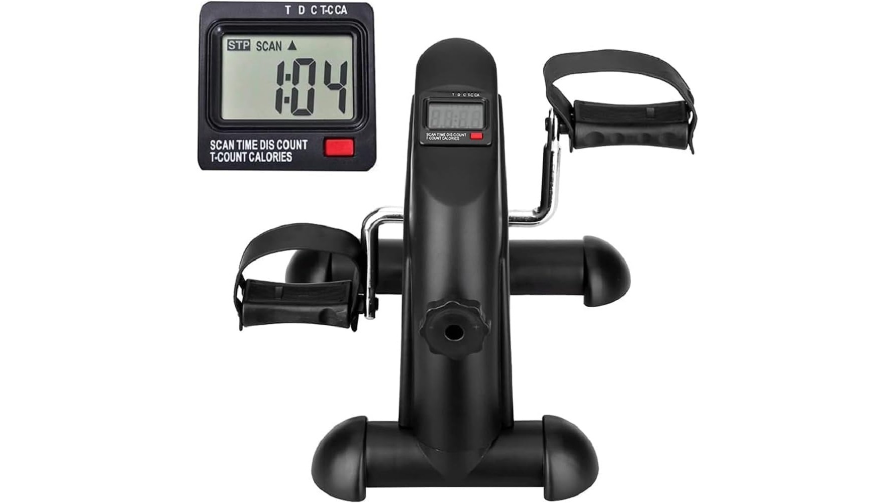 Mini exercise bike pedal exerciser, compact leg and arm trainer with a solid Amazon discount