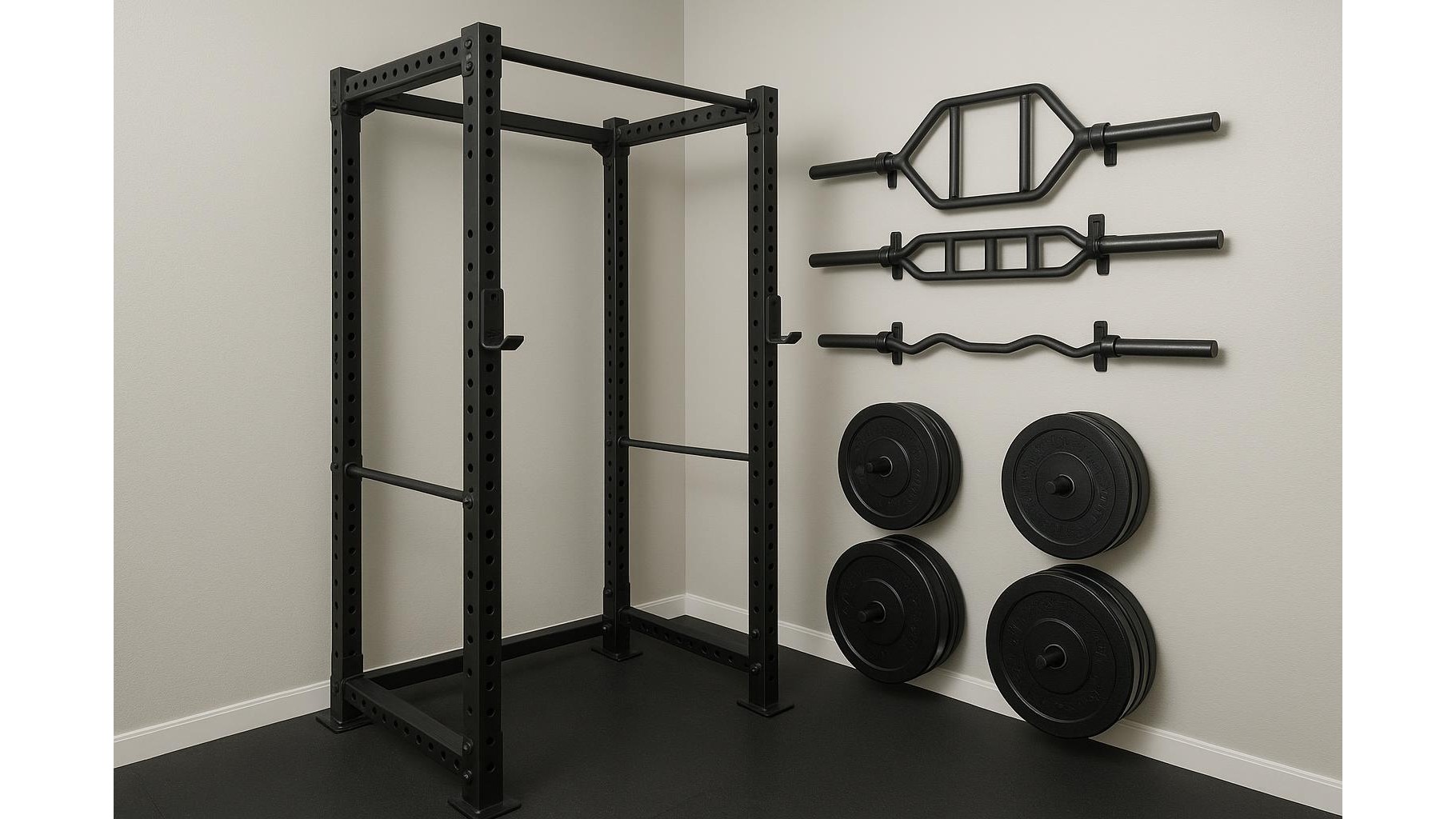Trap, Swiss and curl bars at home: when specialty barbells are worth it in a small gym