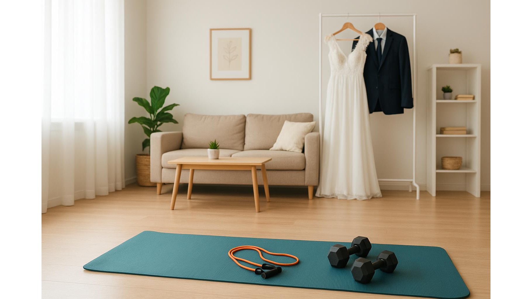 12-week home strength plan for weddings and big events: get photo-ready without leaving your living room