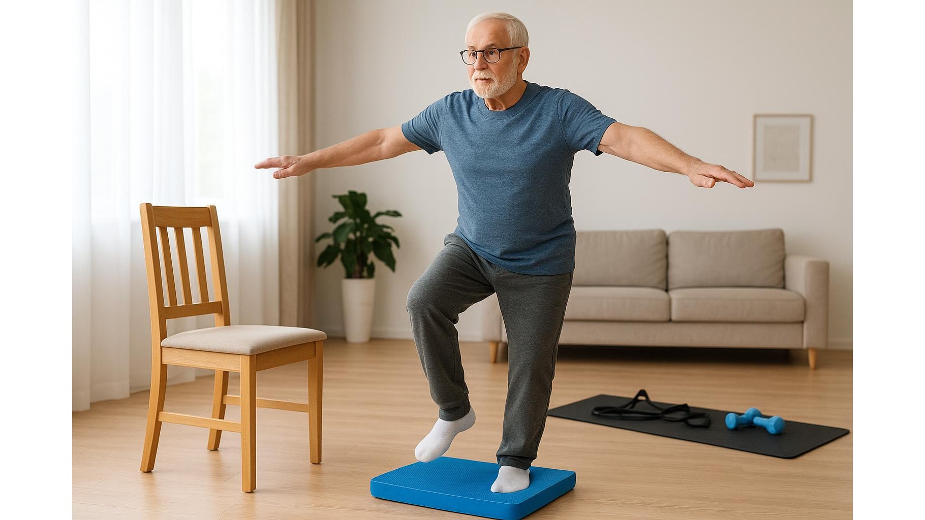 Home gym for seniors: stability-focused equipment to add first