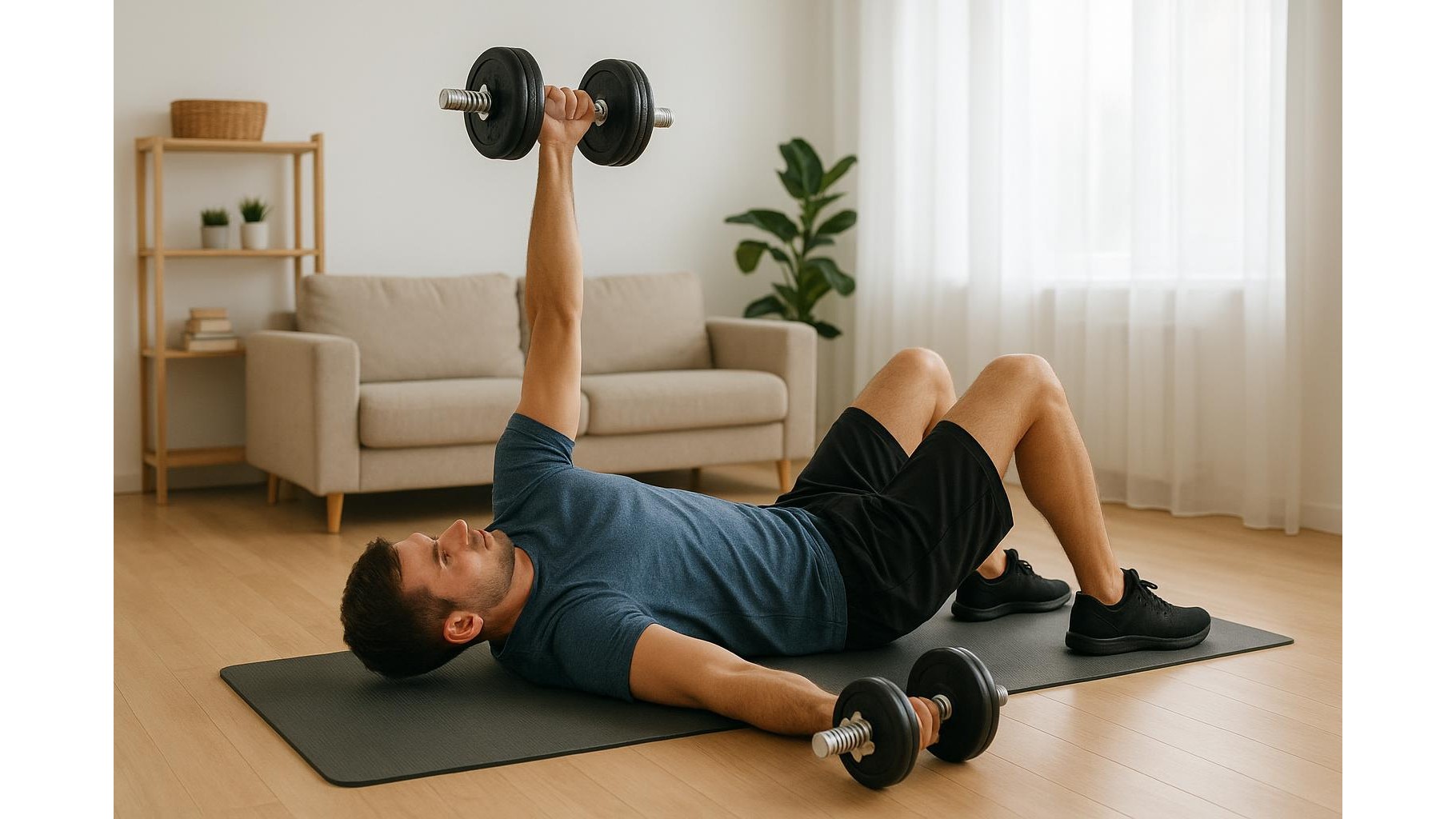 Back and chest at home: 45-minute dumbbell workout to build a stronger upper body
