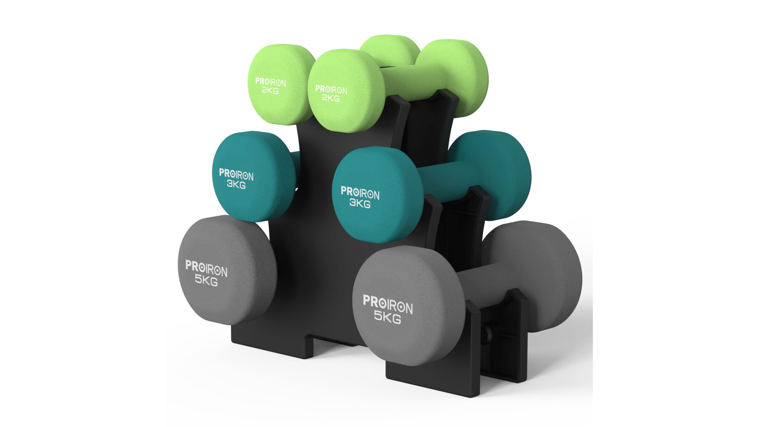 PROIRON neoprene dumbbell pair, manubri antiscivolo ideali per iniziare la palestra in casa