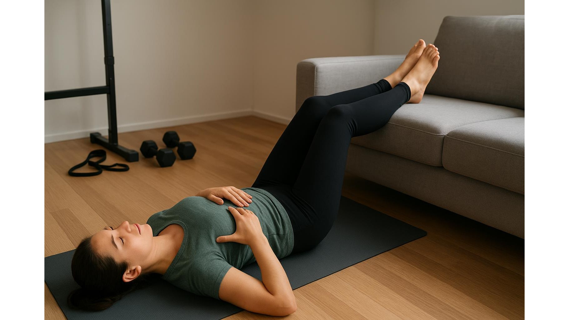 Breath-first cooldowns at home: a simple routine for people who hate stretching