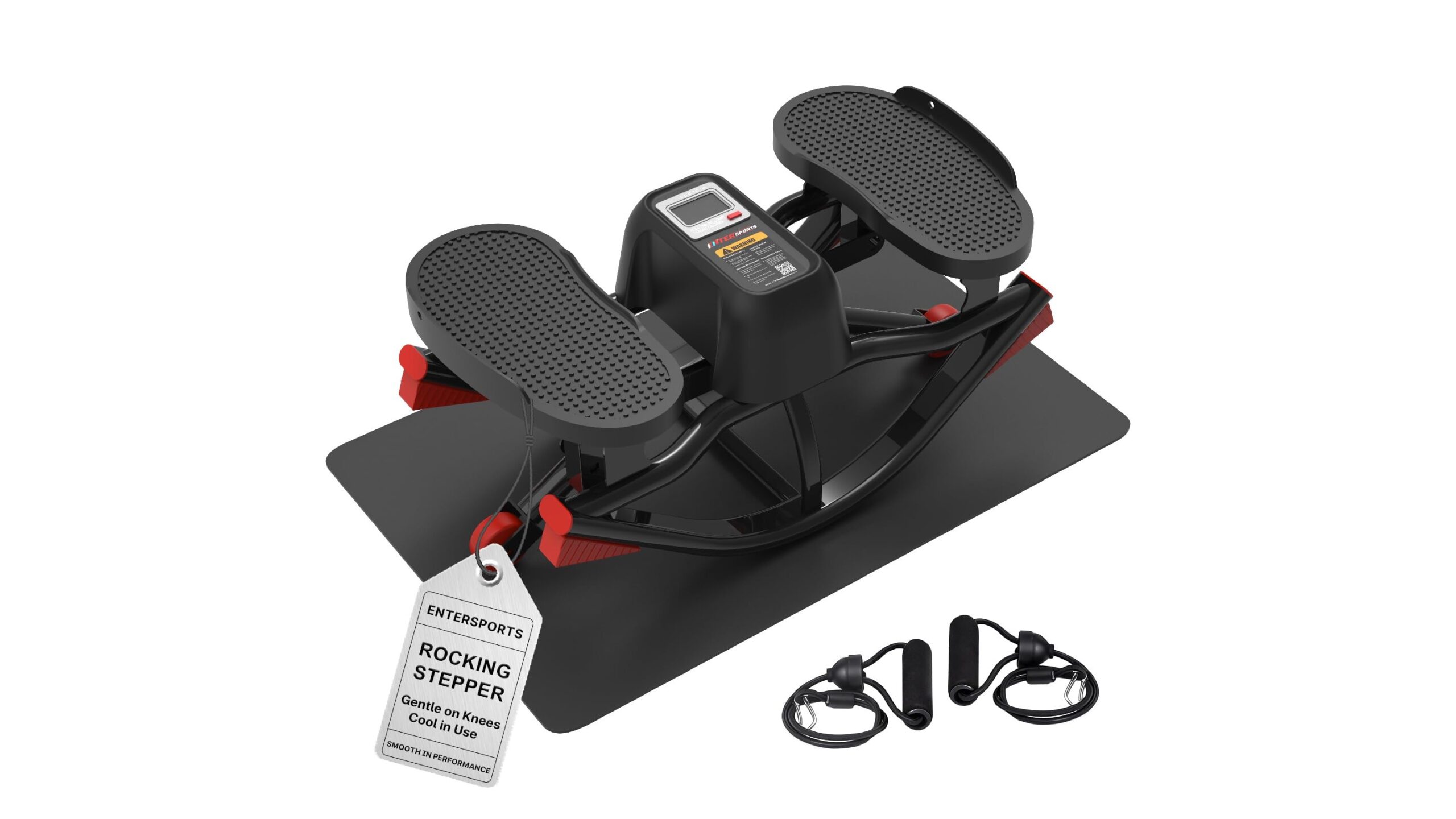 EnterSports rock stepper: side stepper compatto per allenare tutto il corpo a casa