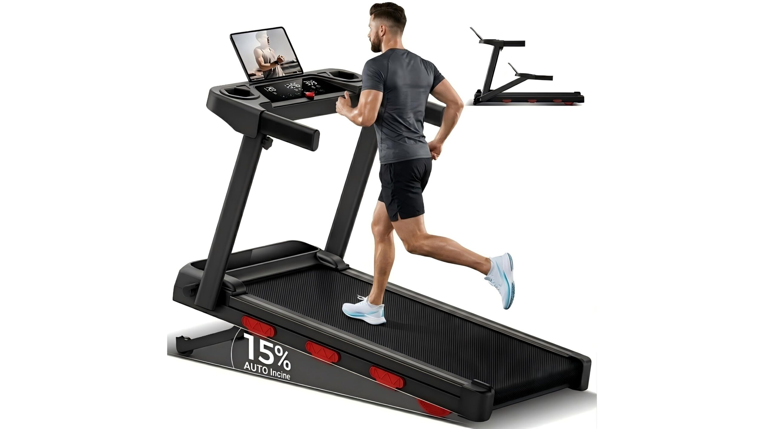 Treadmills for home with auto incline, a compact running solution ready for serious training