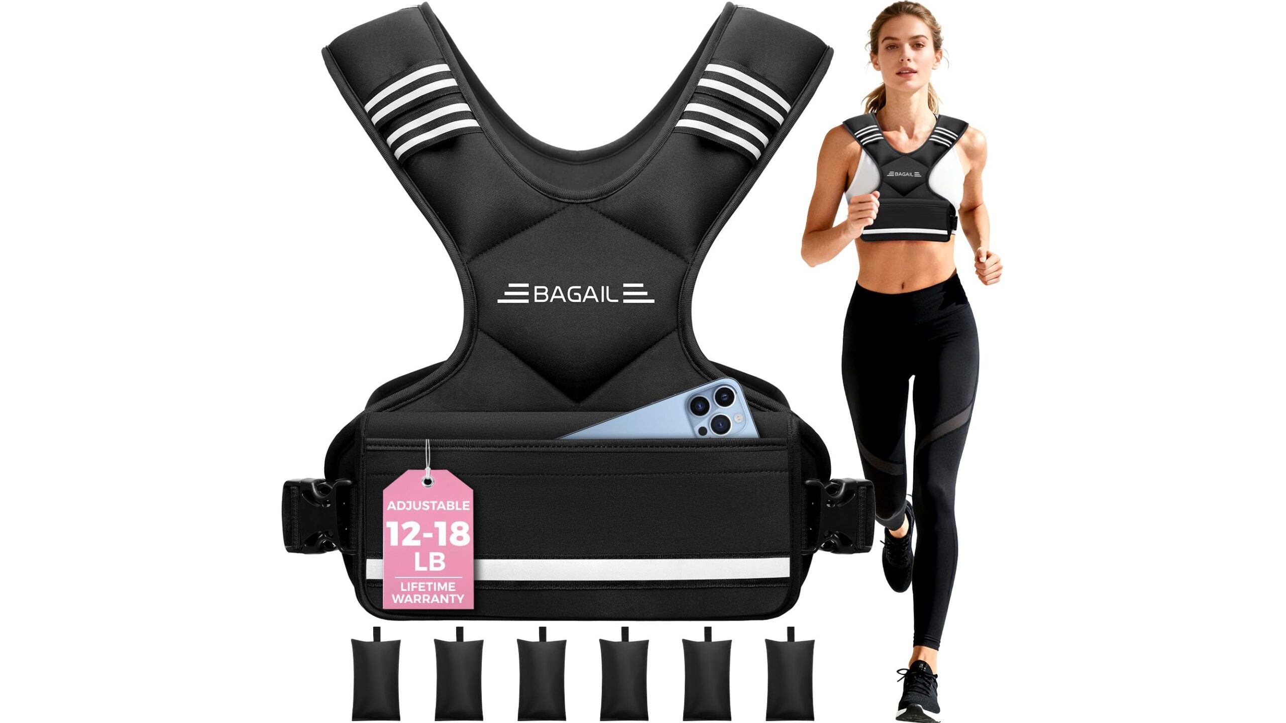 BAGAIL adjustable weighted vest, clever upgrade for home strength at a low Amazon price