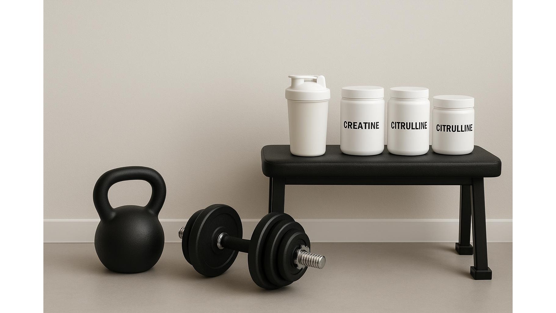 Electrolyte-free pre-workout stacks: when a simple mix of caffeine, creatine and citrulline is enough at home