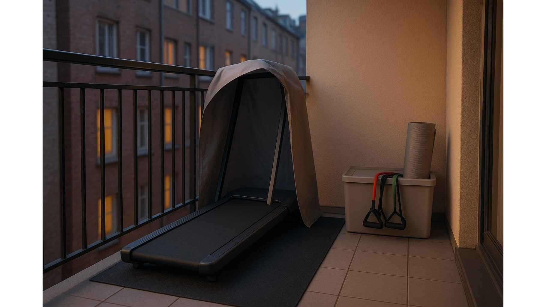 Cardio machines for tiny balconies: how to set up a safe outdoor home training corner