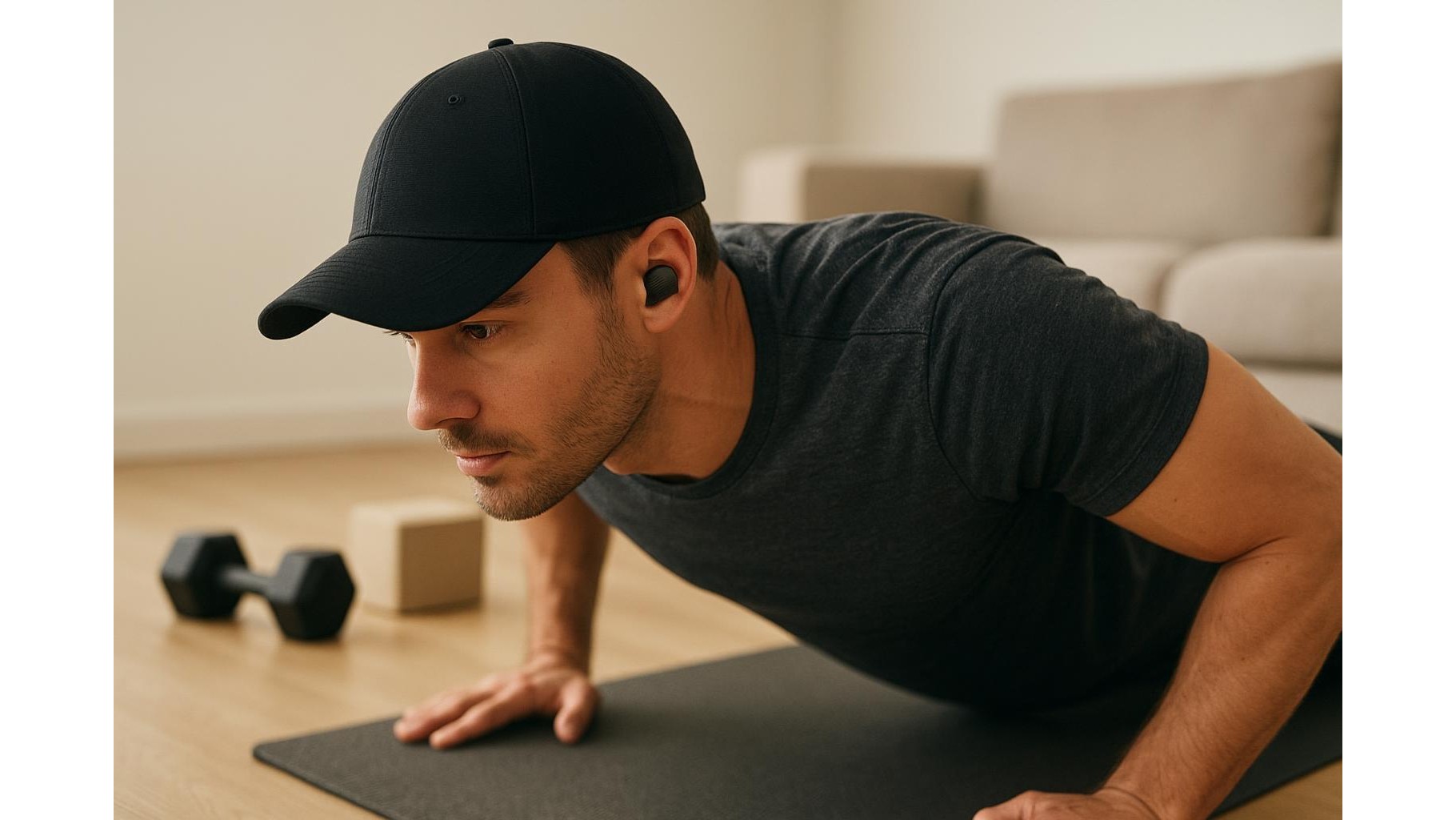 Home workout caps with built‑in headphones: comfort, safety and who they really suit