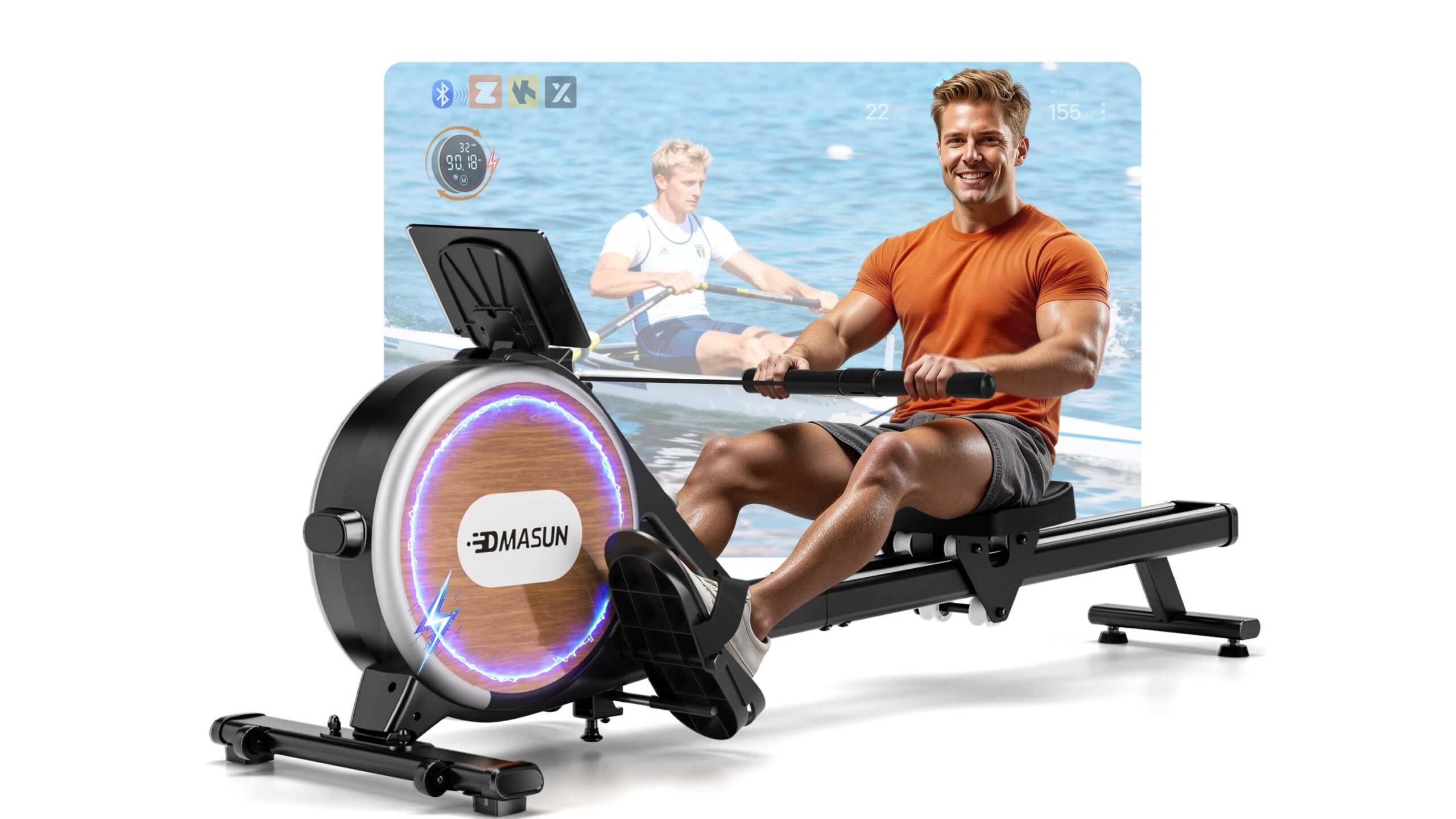 DMASUN magnetic rowing machine, a quiet full‑body cardio station for your home gym now on offer on Amazon
