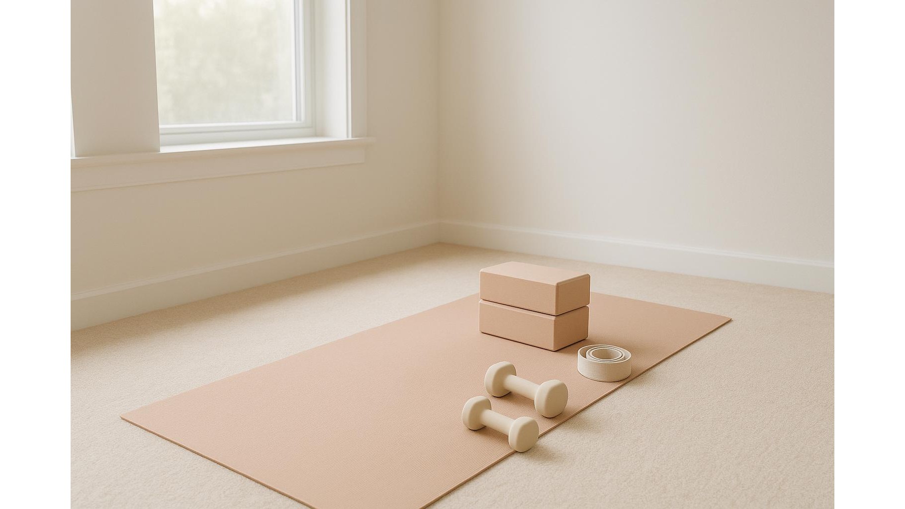 Home mobility starter kit: how to build a small flexibility corner with blocks, straps and light weights