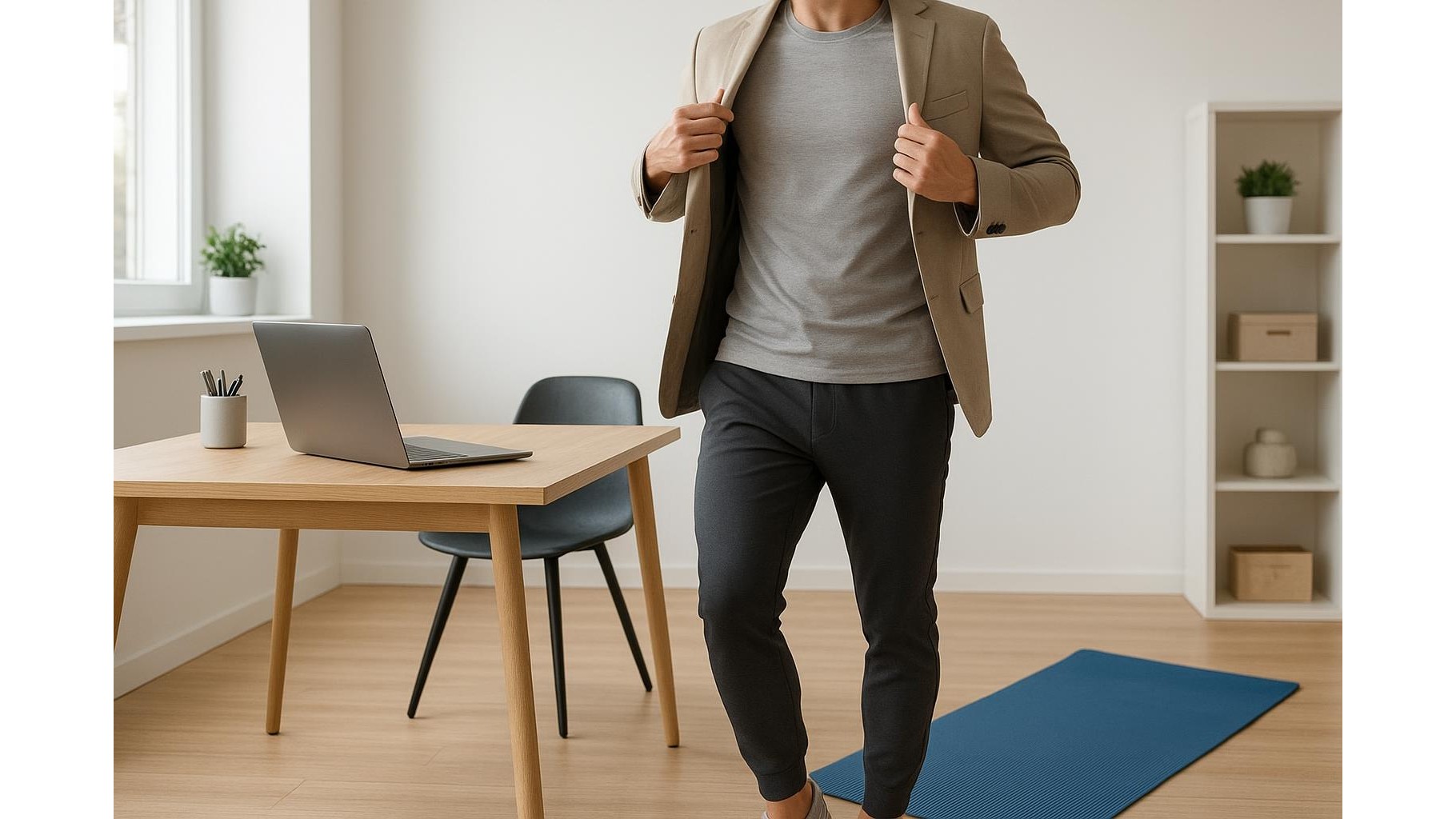 Lunch-break home workouts: outfits that stay presentable on camera and still feel great during a quick session
