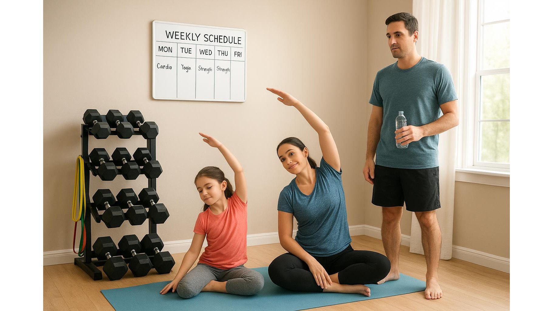 Home recovery when you share equipment: simple routines and rules to avoid tension and overuse in a busy family gym