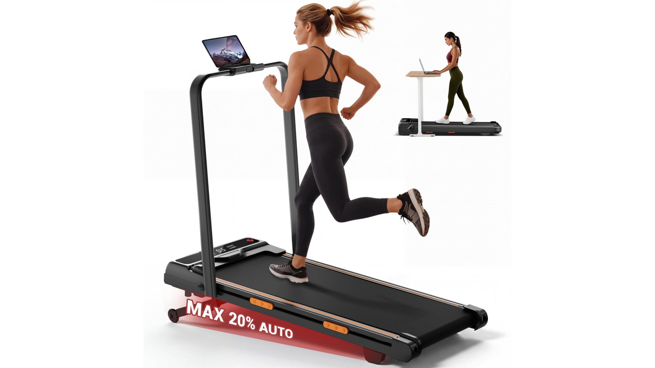 Walking Pad foldable treadmill for home, powerful and ultra-quiet on Amazon