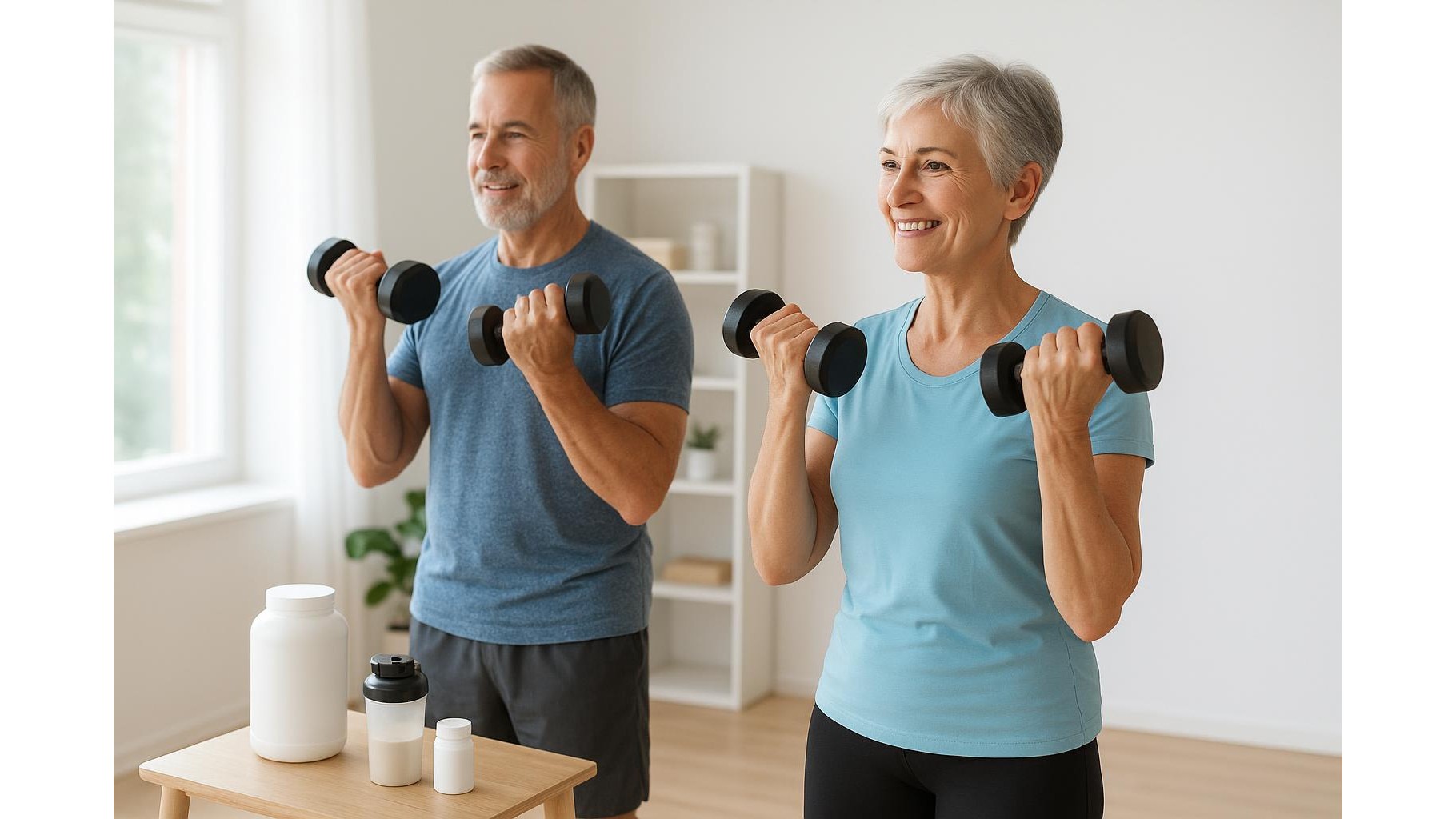 Simple supplement plan for over-60 home athletes: protein, vitamin D and joint support