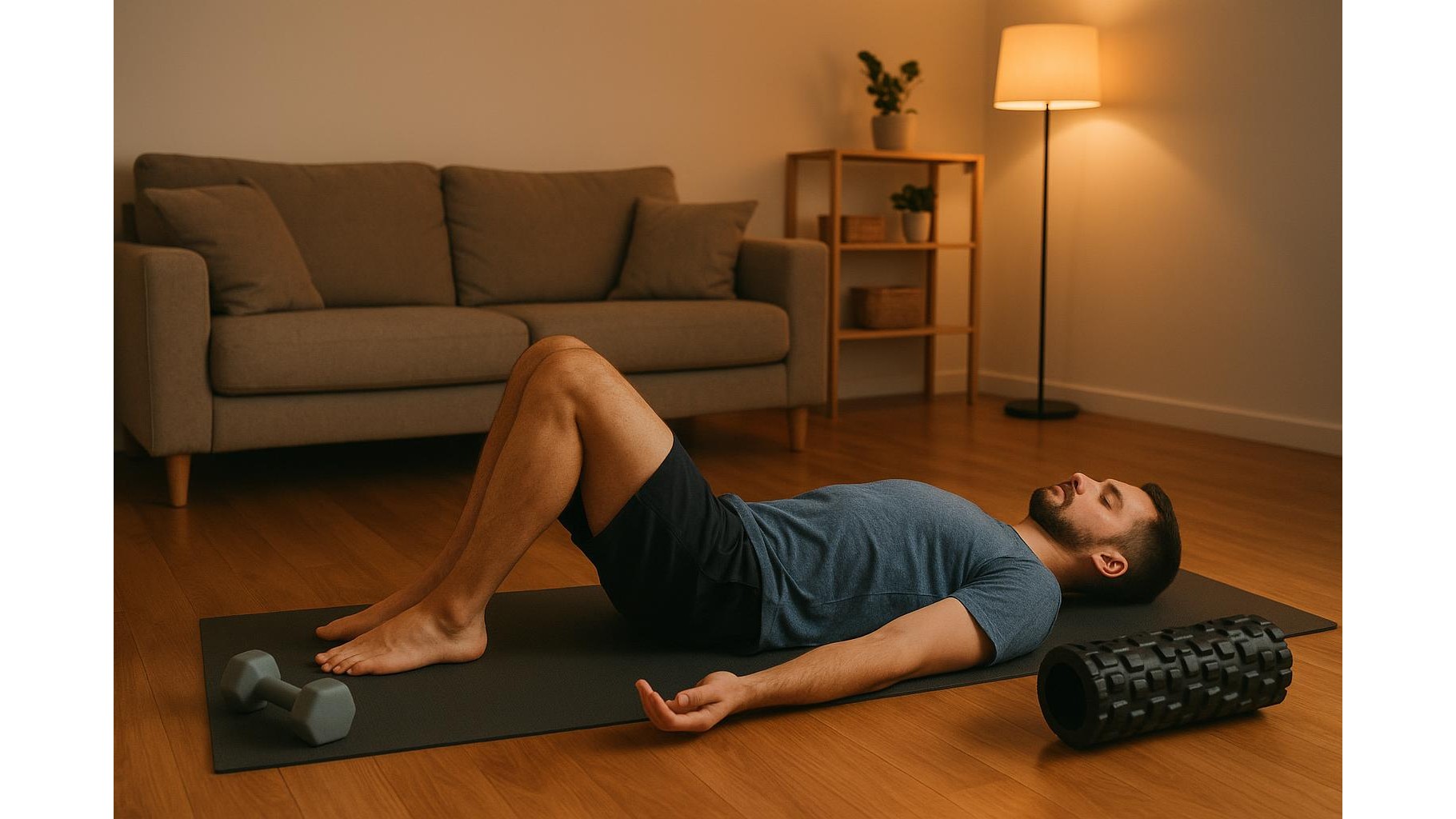 Low-back friendly evening recovery routine for home lifters who stand all day at work