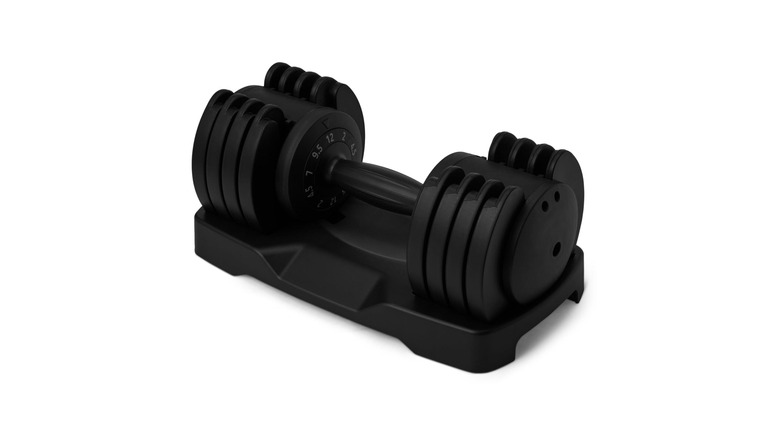 Amazon Basics adjustable dumbbell, a space-saving all-in-one weight for your home gym