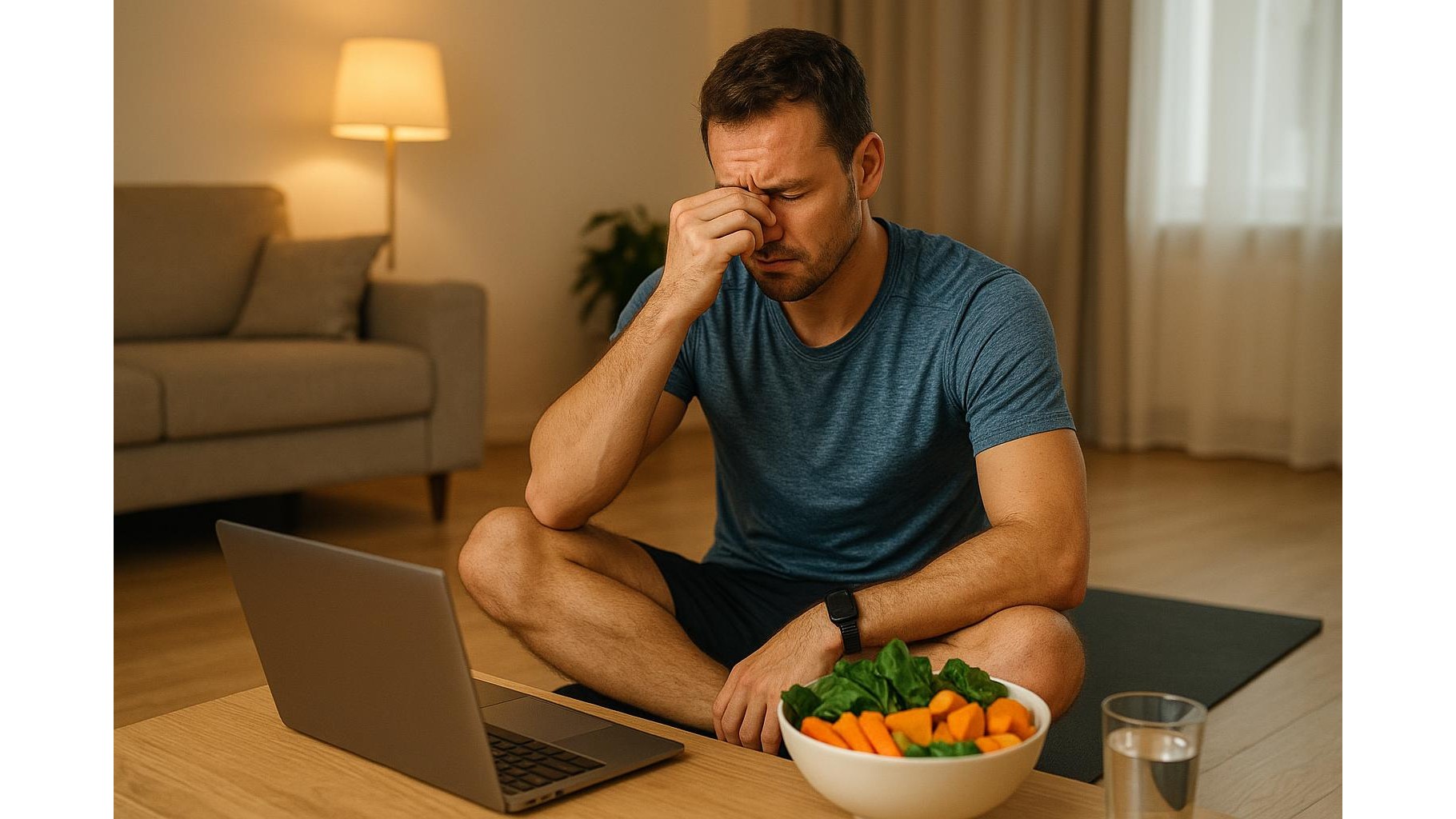 Vitamin A and screen-tired eyes: what home athletes who train with apps should really know