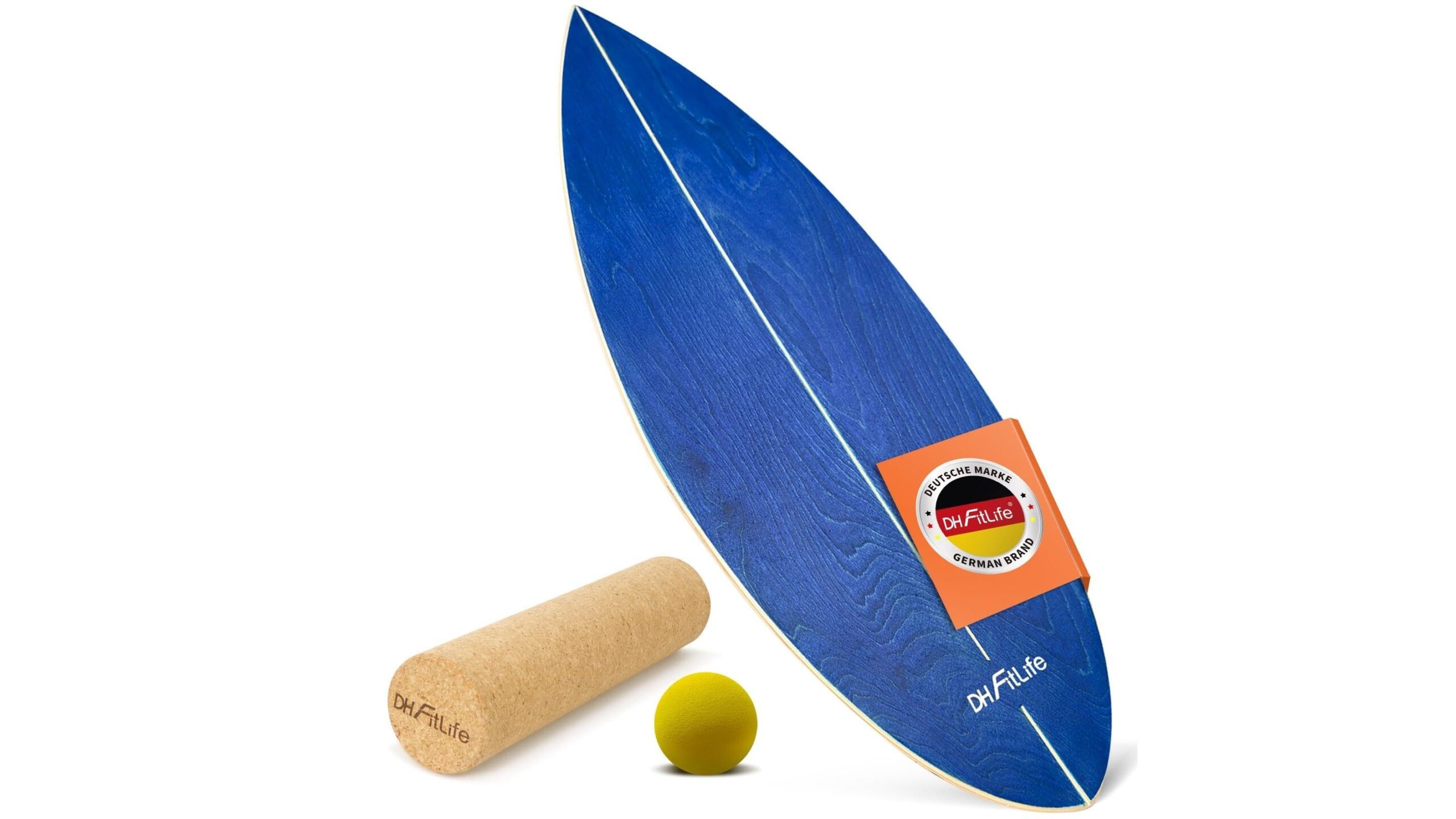 DH FitLife wooden balance board kit, fun core trainer for your living-room workouts on Amazon