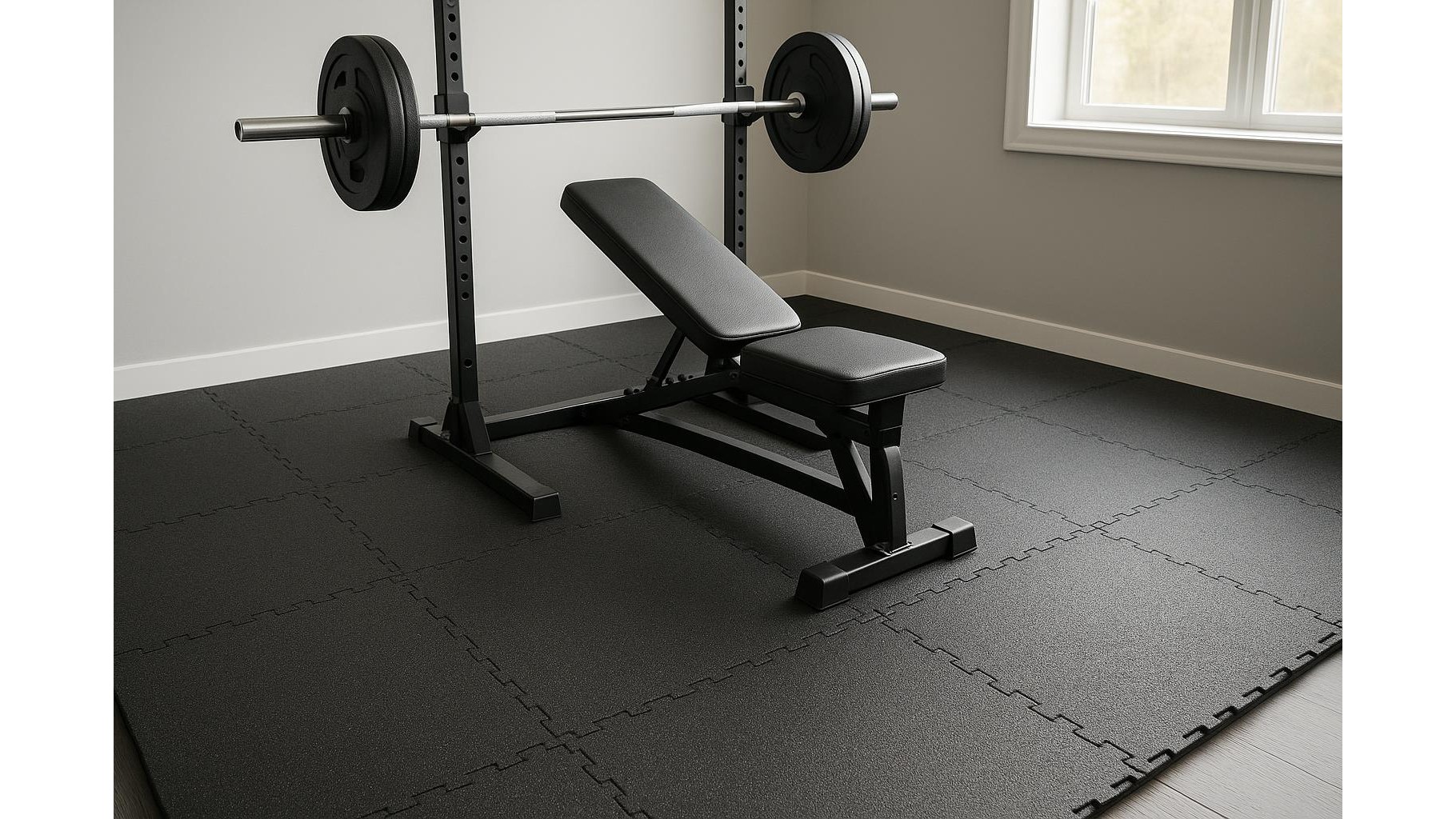 Home gym flooring upgrades: how to choose dense rubber tiles that actually protect your floor