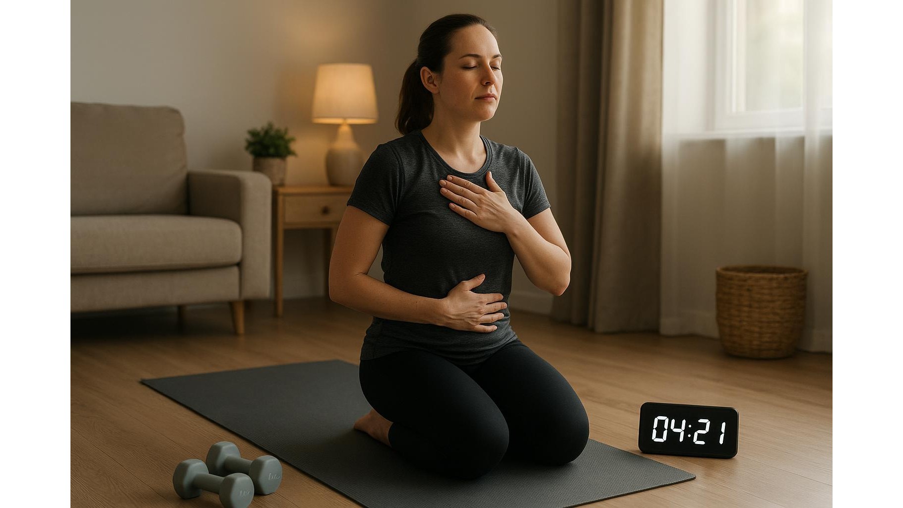 Breathing through the spike: recovery strategies when home HIIT triggers anxiety or panic feelings