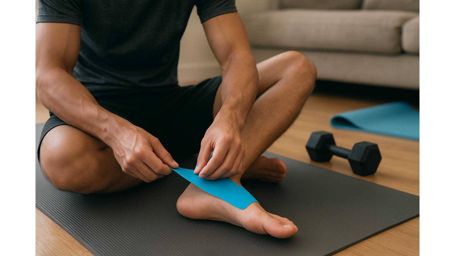 Safe self-taping for home athletes: basic rules before you wrap ankles and wrists