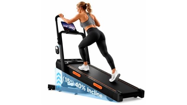 20% auto incline walking pad per il tuo home gym, il tapis roulant compatto su Amazon da tenere d’occhio
