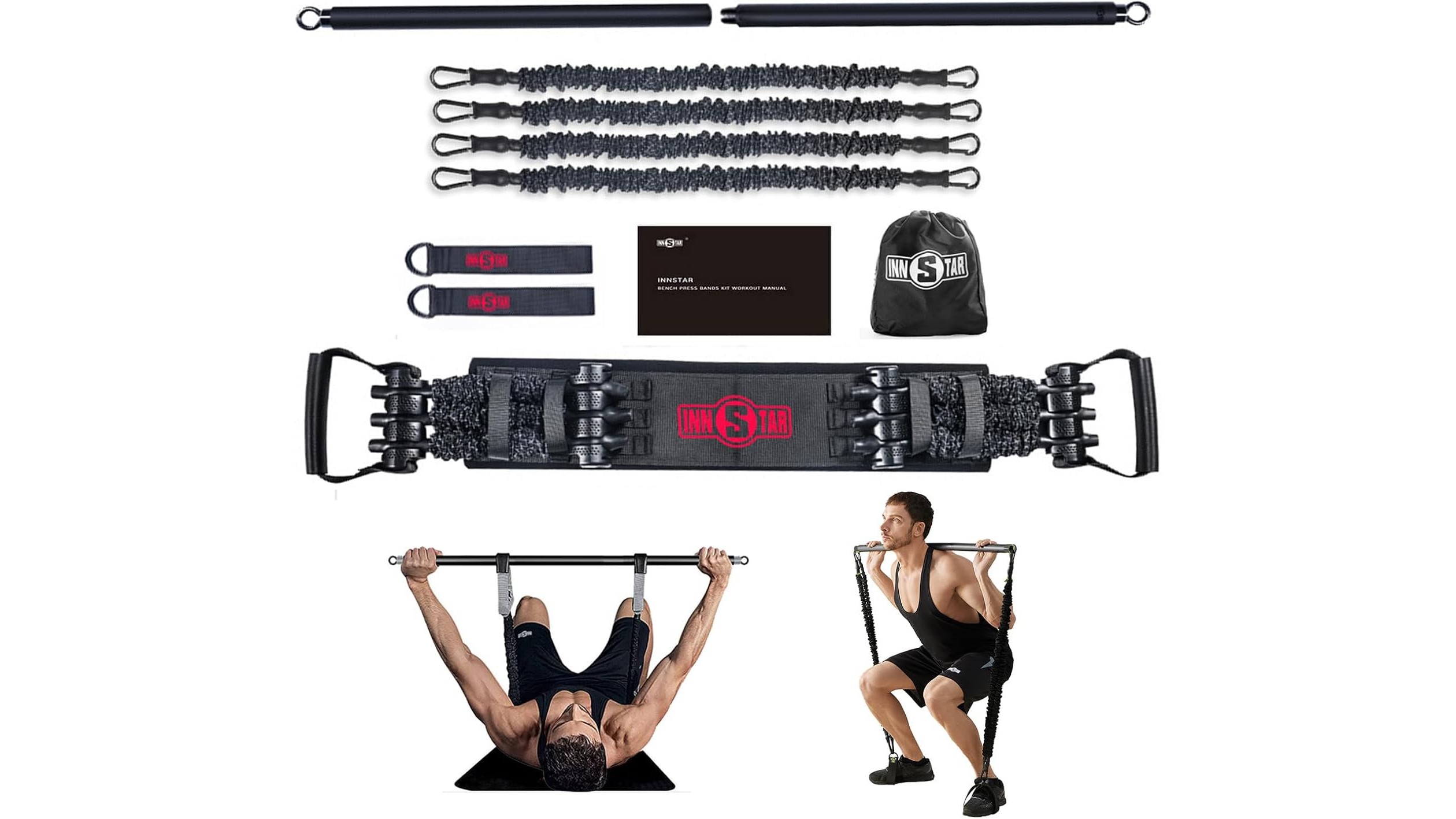 INNSTAR portable home gym set, soluzione completa per allenarti in salotto