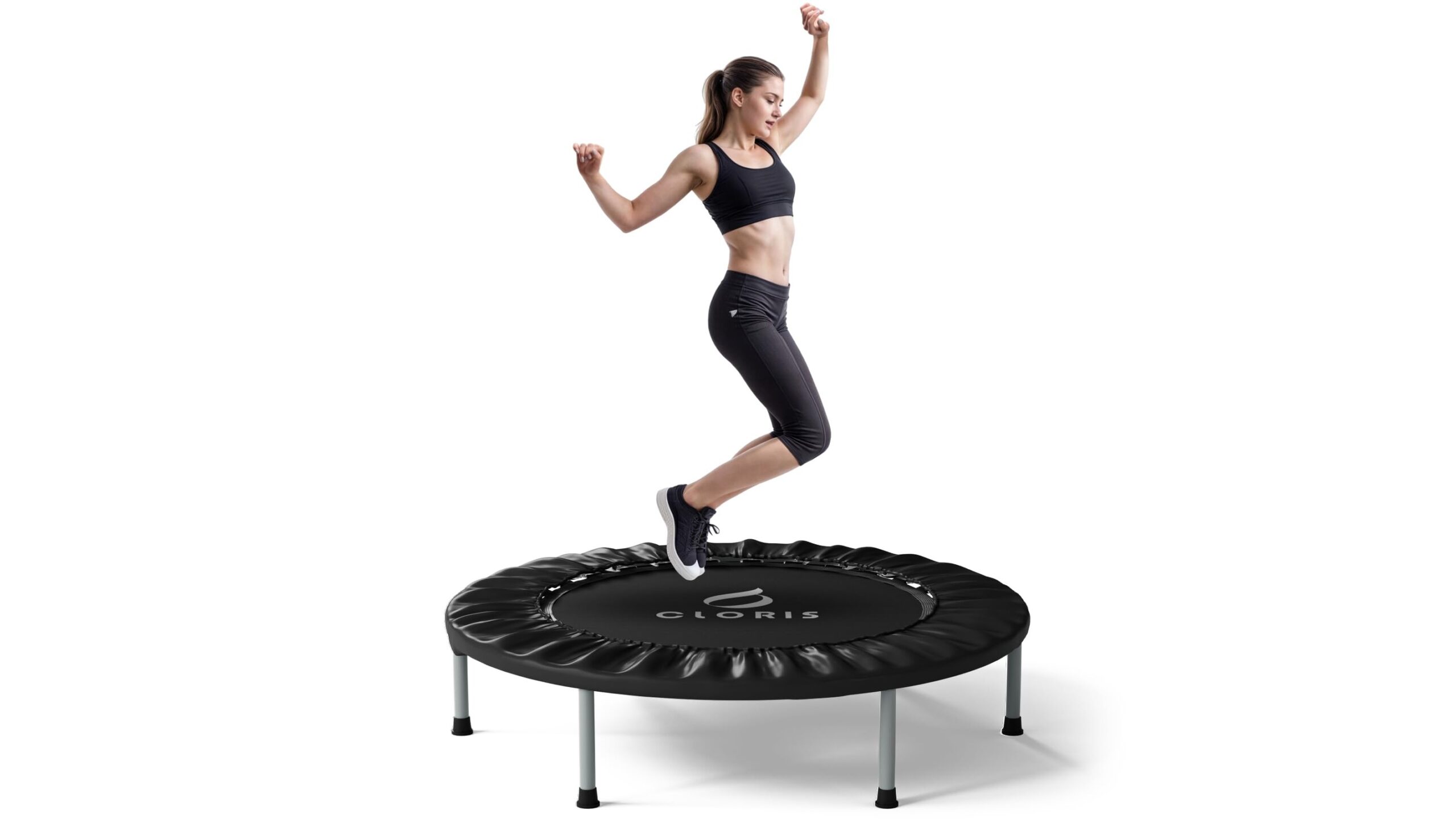 CLORIS foldable fitness trampoline, rimbalzi low impact a prezzo invitante