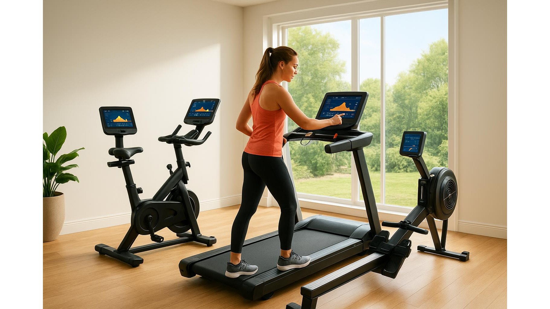 Home cardio for easily bored athletes: features that make treadmills, bikes and rowers less monotonous