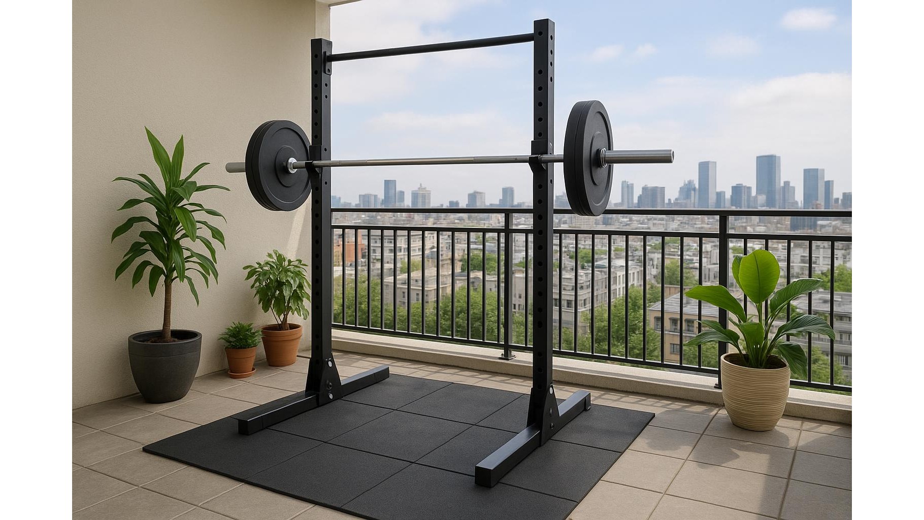 Portable outdoor half racks for home gyms: how to choose a safe fold-away solution for balconies and gardens