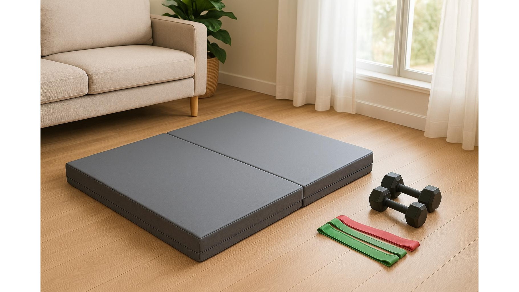 How to choose a foldable gymnastics mat for safe floor work in your home gym