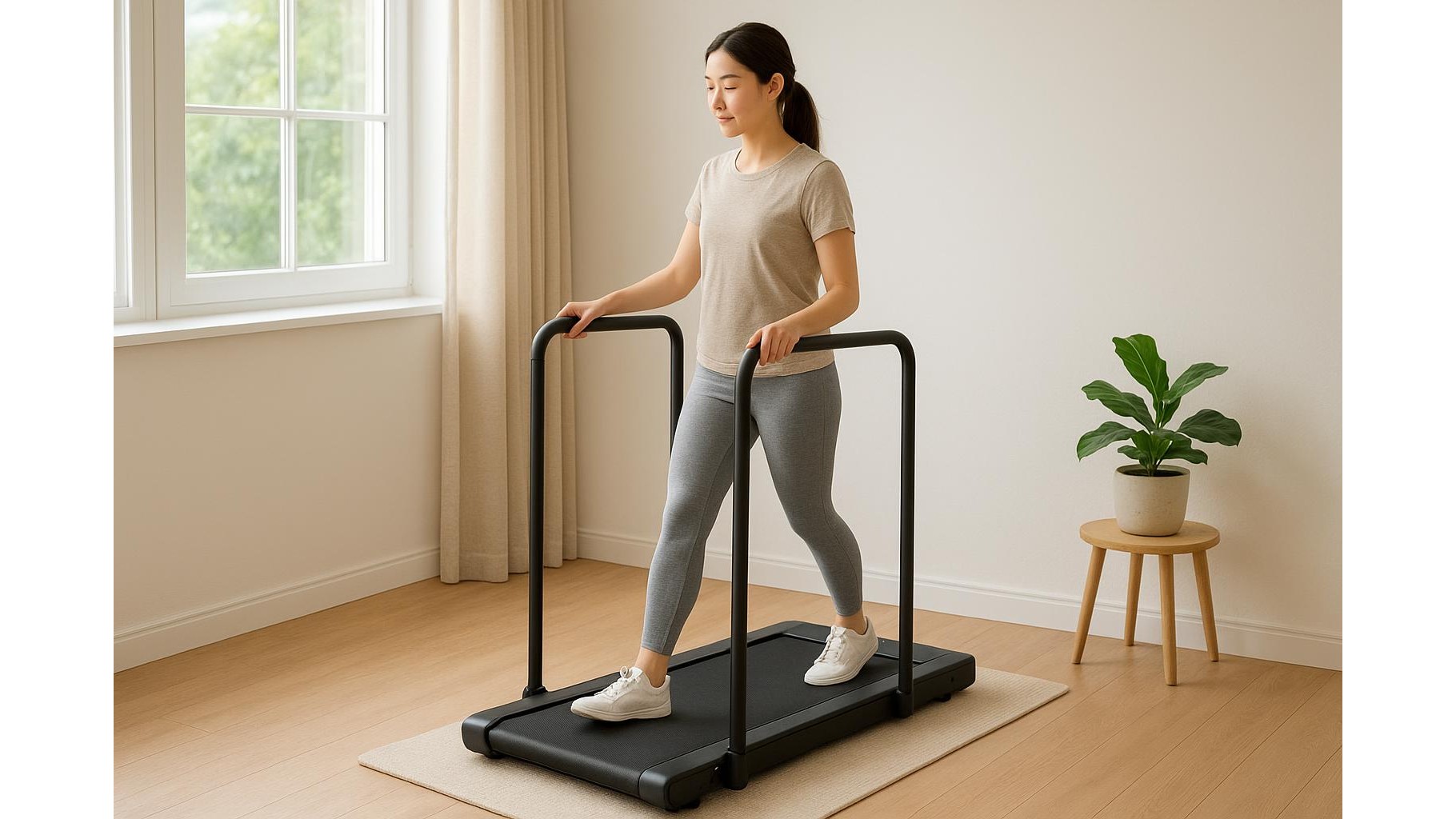 Choosing a manual walking pad with handrails for safe home cardio on a budget