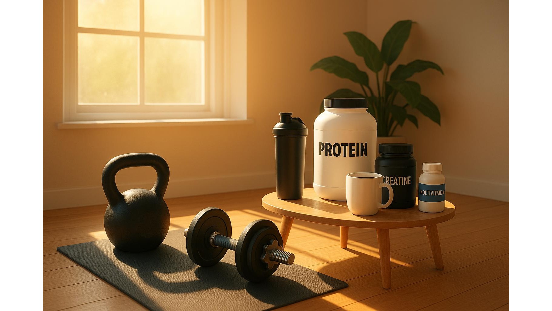 Basic supplement strategy for busy home athletes who only train in the morning