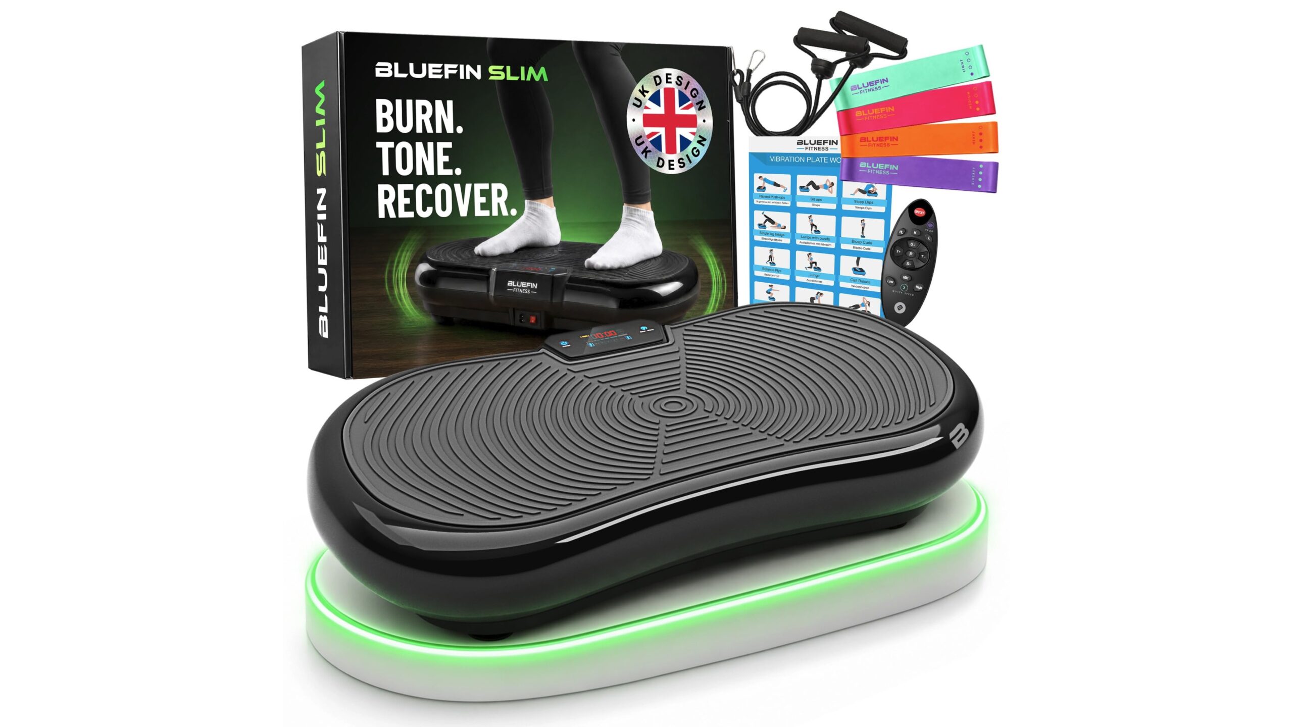 Bluefin vibration plate, piattaforma total body per allenarsi in casa con super prezzo Amazon