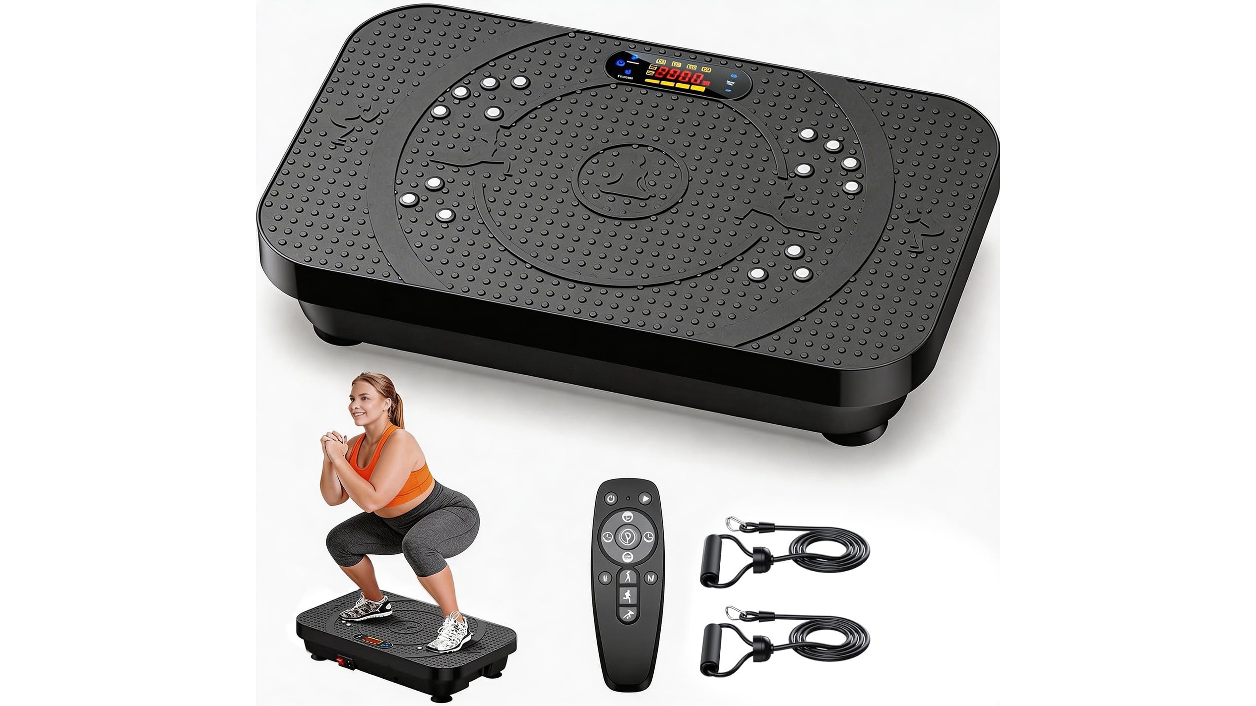 PBYRD vibration plate exercise machine, a compact lymphatic and toning platform for home fitness on Amazon