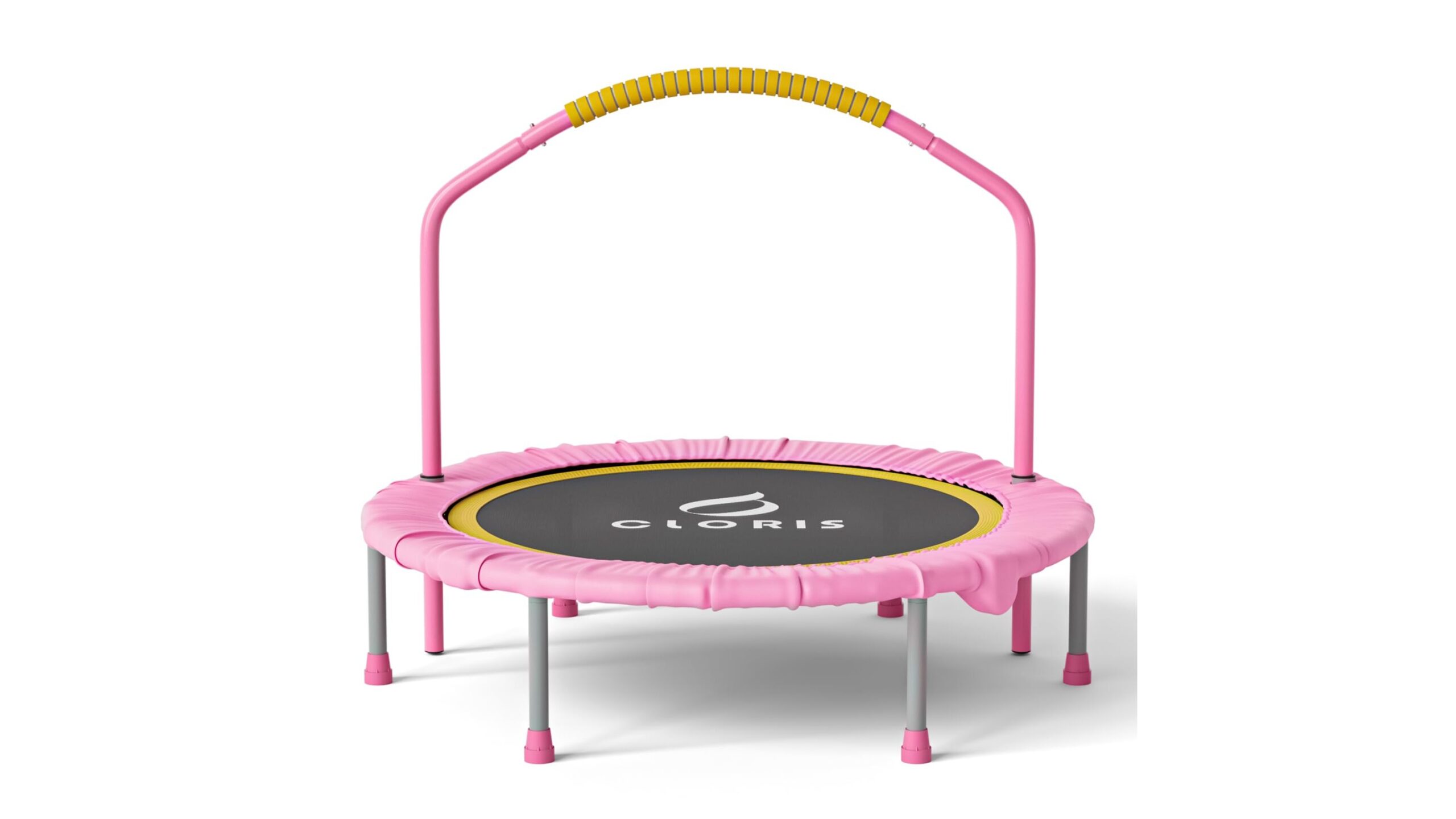 CLORIS 38” foldable fitness trampoline, indoor rebounder for fun home cardio on Amazon