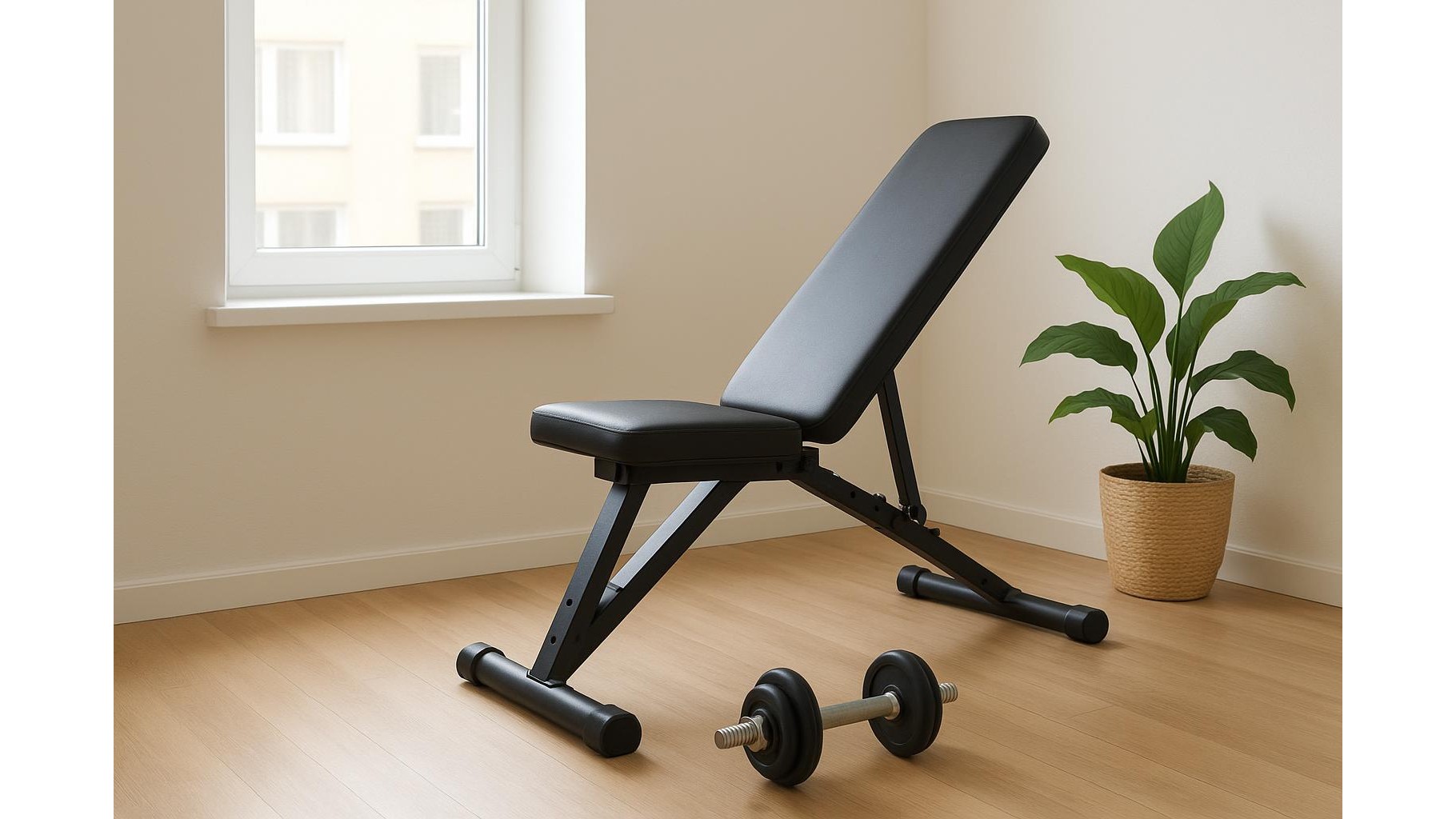 How to choose a compact adjustable weight bench for beginners starting a home gym