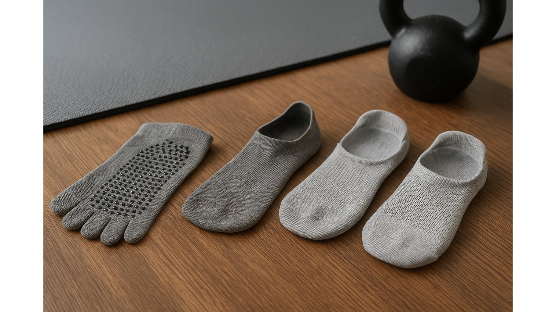 Socks for home training: how to pick grip, cushioning and fabric for lifting, yoga and light cardio