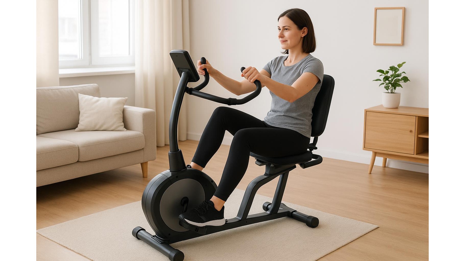 Compact dual-action recumbent bike for home: when seated cardio should still train your upper body