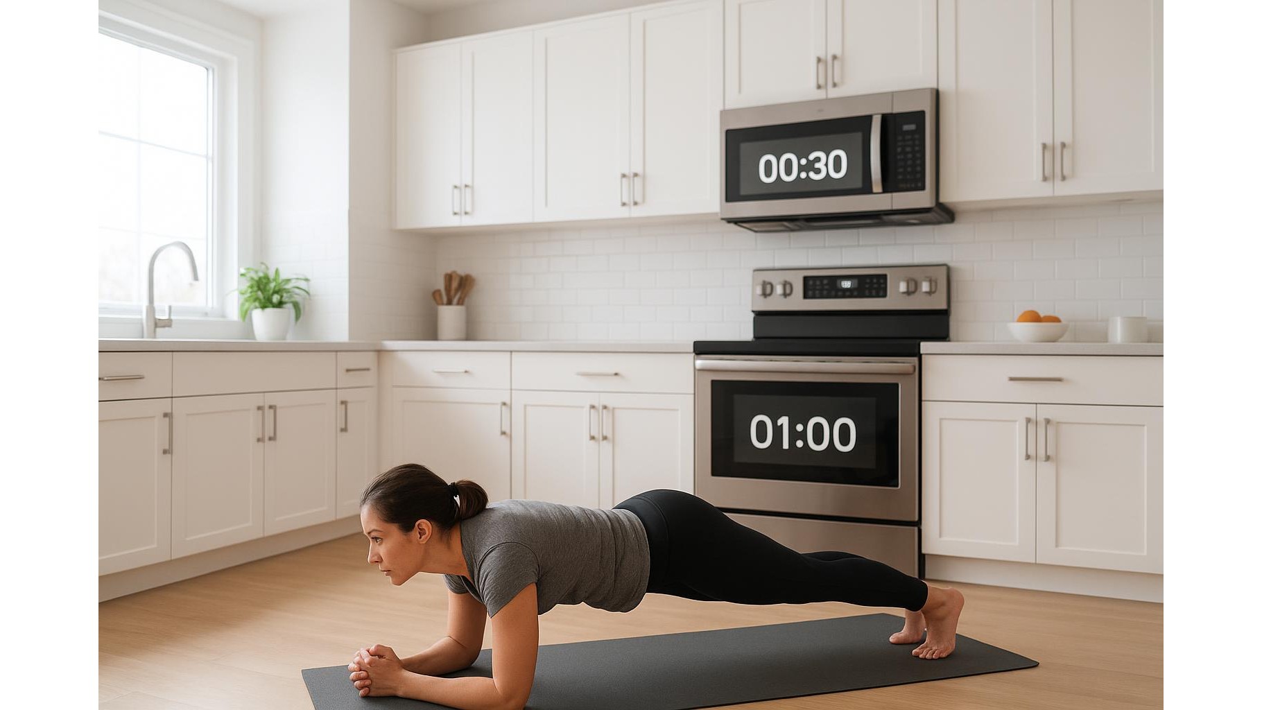 Using kitchen timers as backup workout clocks at home: simple tricks with microwave and oven alarms