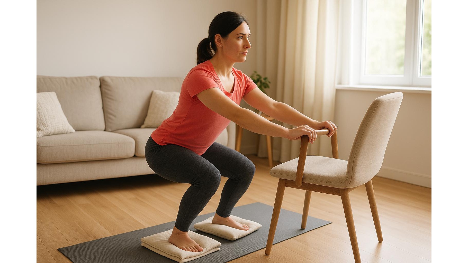 DIY ankle and knee support with household items: how to adjust home workouts when joints feel sensitive