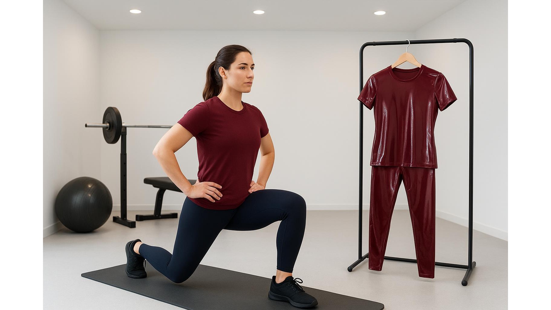 How to choose anti-glare colors and cuts for home workouts under strong indoor lighting