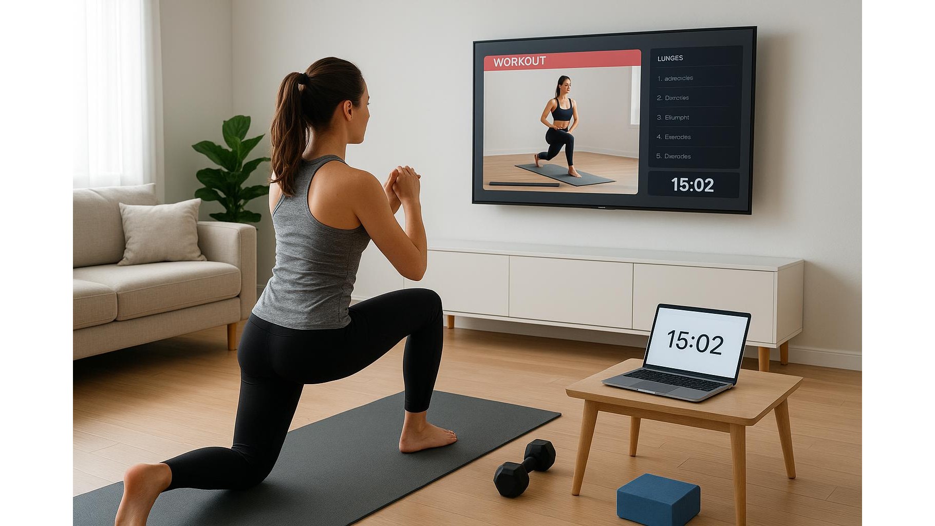 Free TV and browser workouts: how to build a no-subscription home training playlist