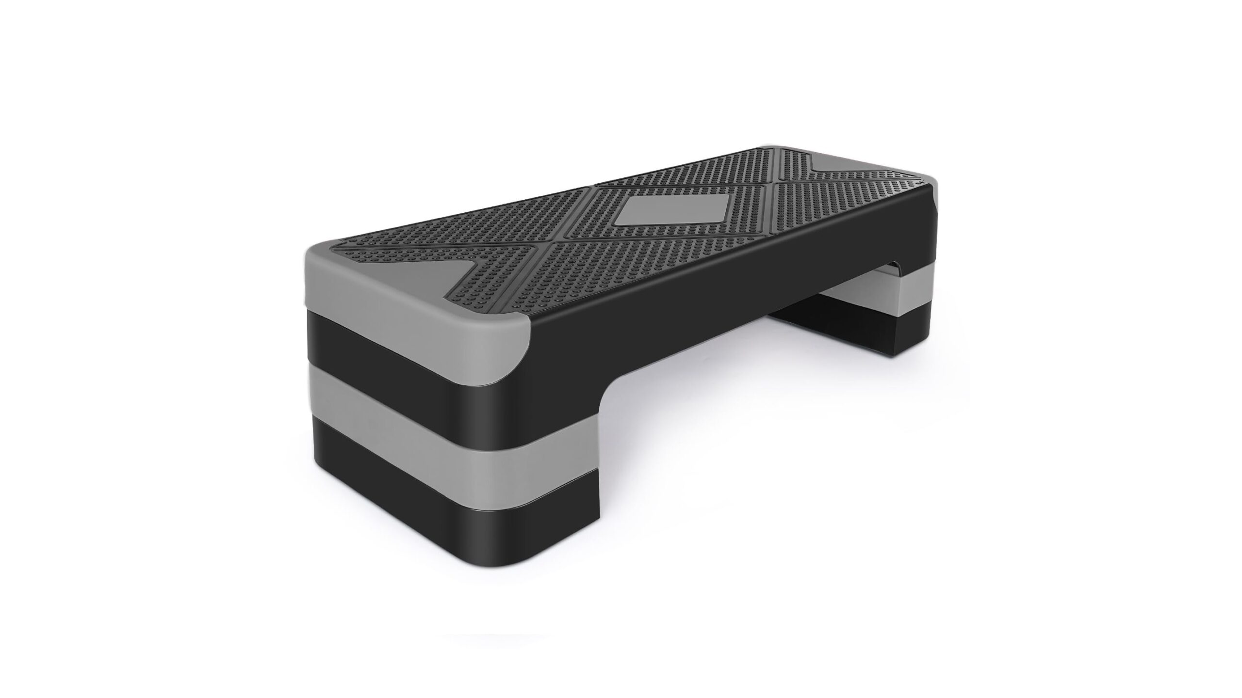 Grey aerobic step platform richiudibile, lo step salvaspazio per allenare gambe e cuore in salotto
