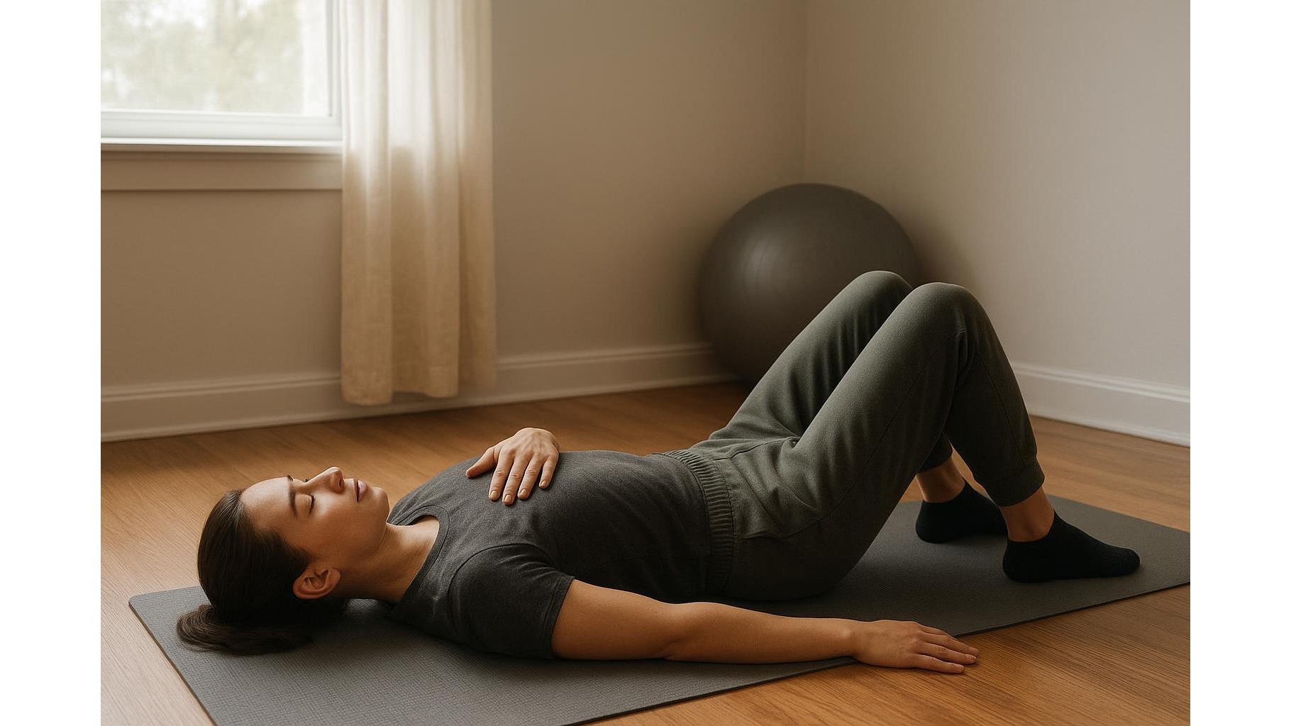 25-minute core and breathing home workout for anxiety-prone athletes (no equipment)