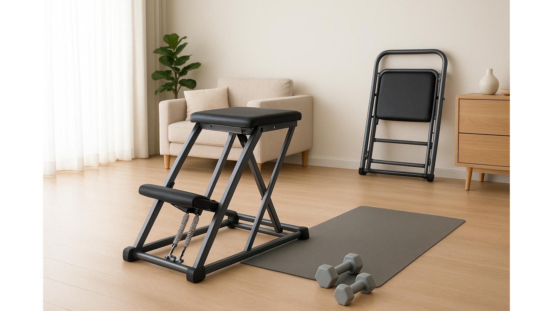 How to choose a foldable pilates chair for a space-efficient home strength setup