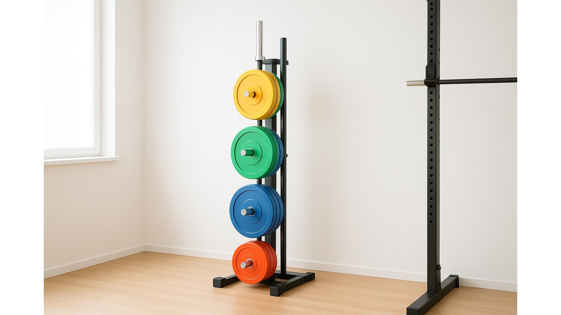 How to choose a compact vertical barbell and plate rack for a clutter-free home gym