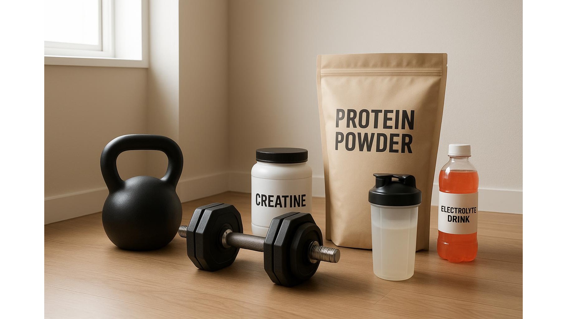 Creatine, protein and electrolytes: building a simple, science-based starter stack for home strength gains