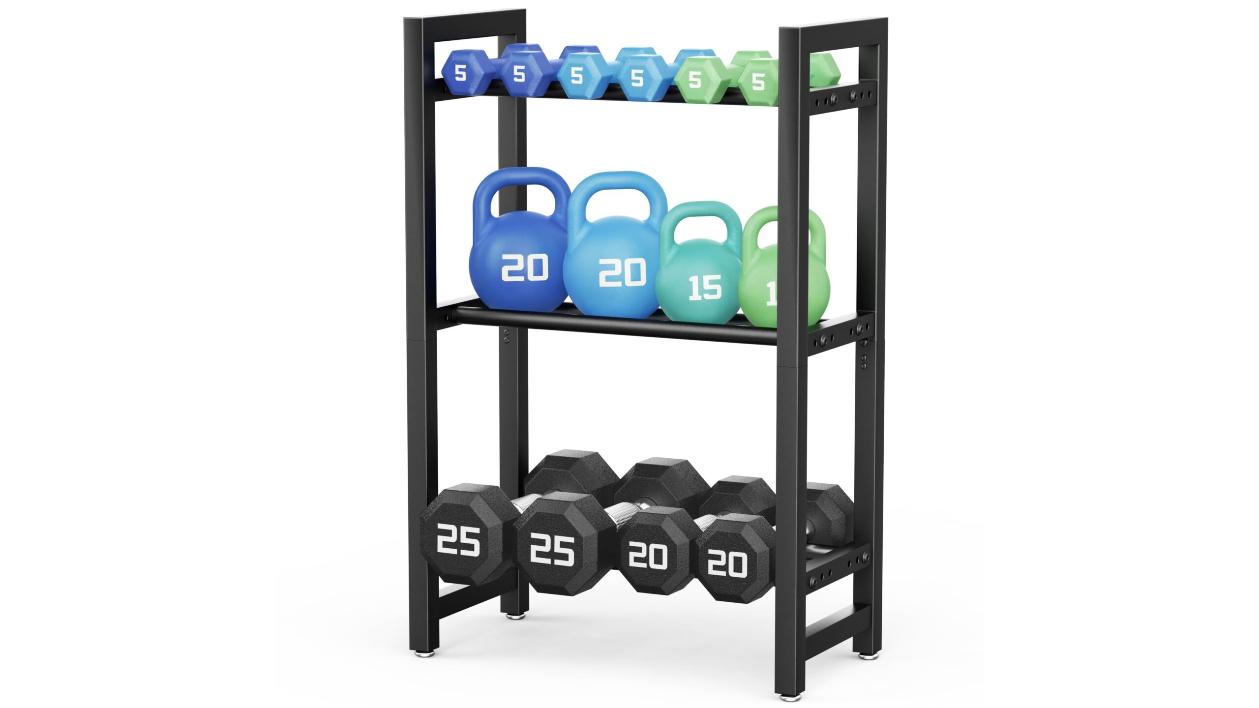 3-tier dumbbell rack 20 inch, il supporto compatto per mettere ordine nel tuo home gym